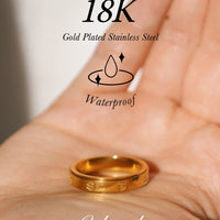 Fuck what fucks you • Gold Signet Ring