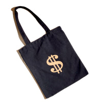 Cash only • Black/ Tote Bag