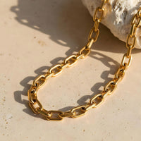 Chunky Bold Chain Necklace • Gold