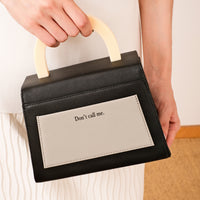 The Completely Over It Bag with Strap • Black