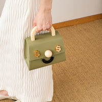 The Show Me The Money Bag with Strap • Olive