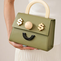 The Show Me The Money Bag with Strap • Olive