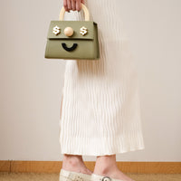 The Show Me The Money Bag with Strap • Olive