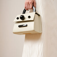 The Don't Talk To Me Bag with Strap • Beige
