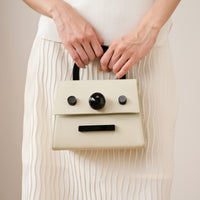 The Don't Talk To Me Bag with Strap • Beige