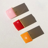 Diamond Studs • Orange