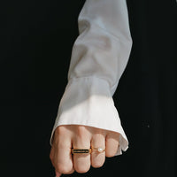 Fuck what fucks you • Gold Signet Ring