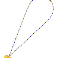 Fuck Yes Necklace • Royal blue