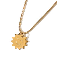 Behind the Smile Necklace • Gold