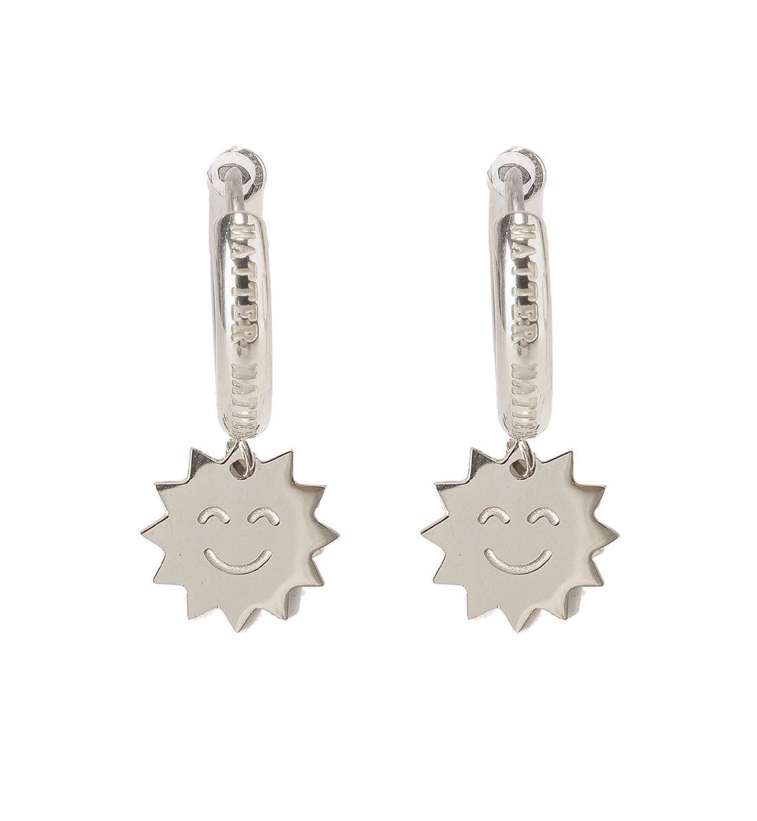 Behind the Smile Hoops • Steel