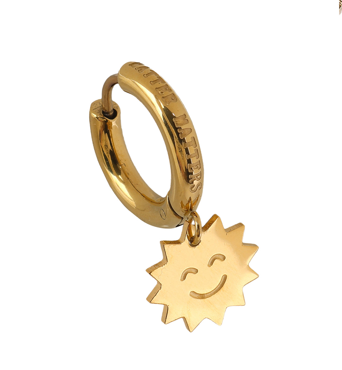 Behind the Smile Hoops • Gold