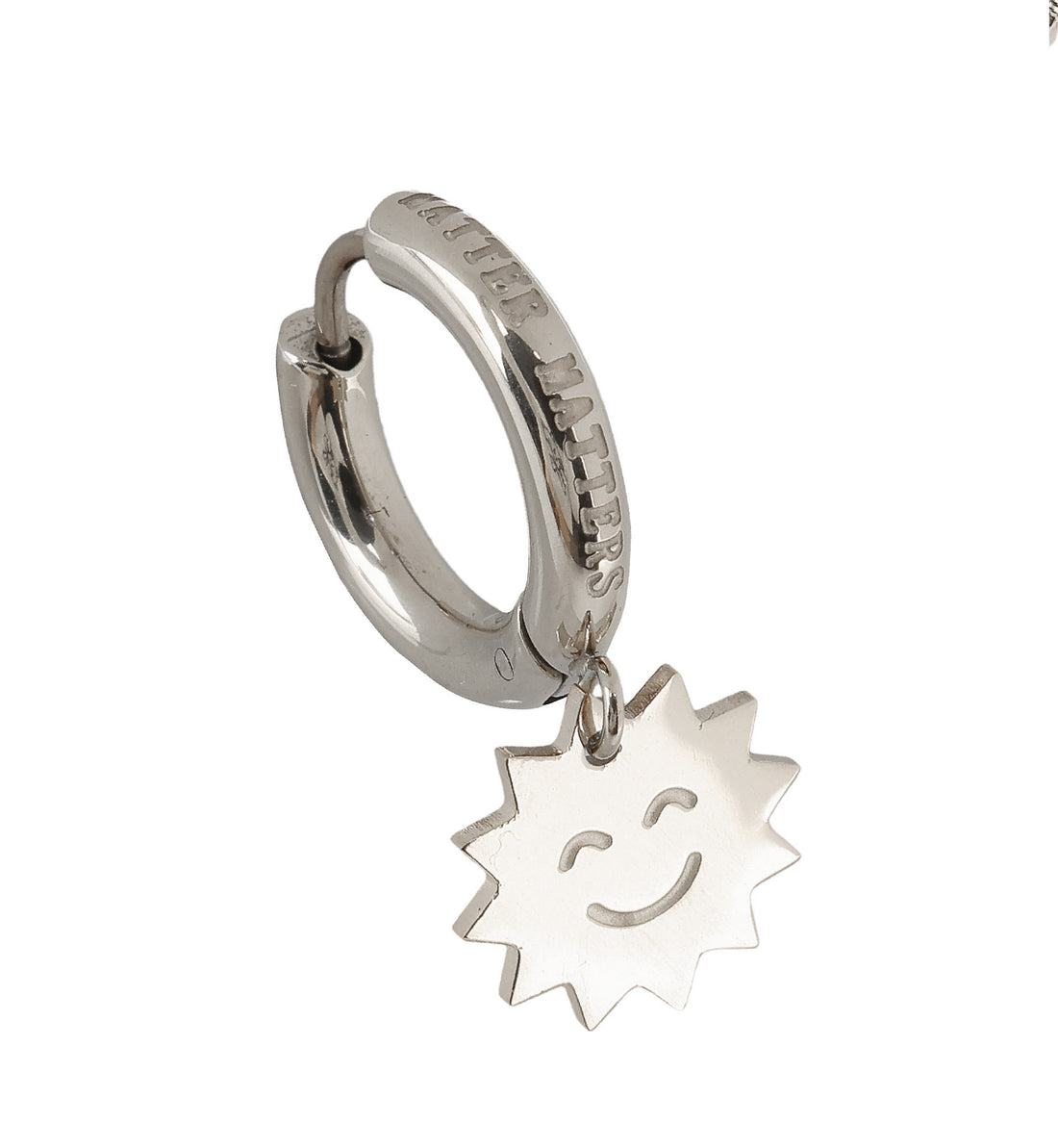 Behind the Smile Hoops • Steel
