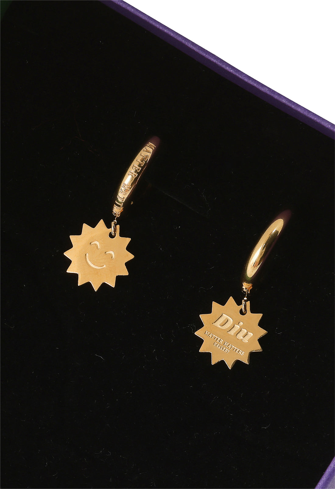 Behind the Smile Hoops • Gold