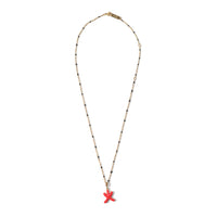 Five Elements / Fire Necklace • Red & Pink / Orange