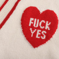 Fuck Yes Classic Cardigan