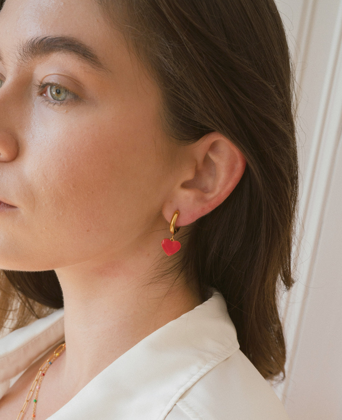 Sparkle Heart & Star / Hoops • Red & Pink