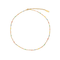 Fuck Yes Rainbow Necklace • Green