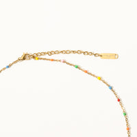 Fuck Yes Rainbow Necklace • Green