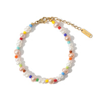 Rainbow Pearl Bracelet