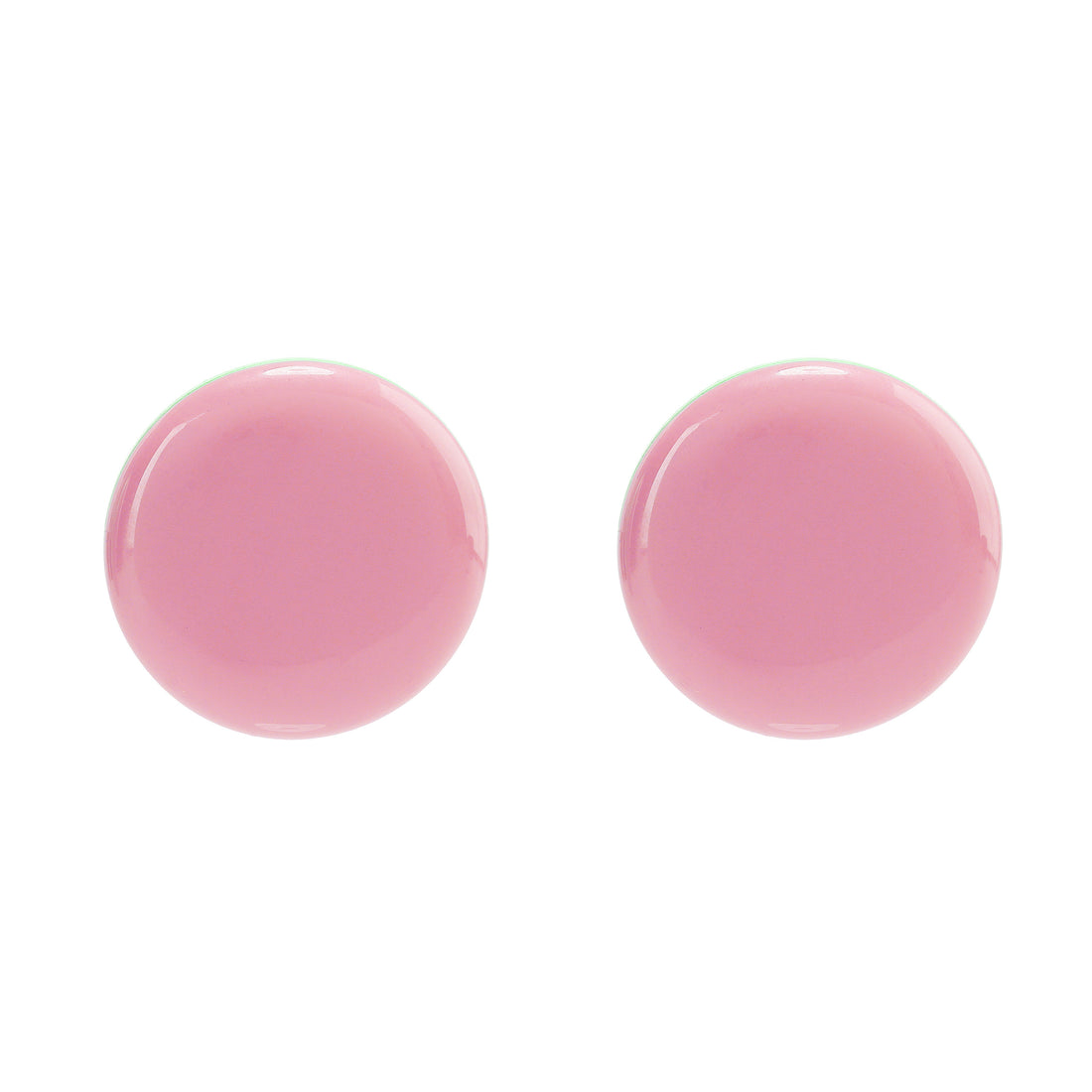 Circle Studs • Peach Blossom