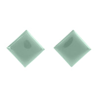 Diamond Studs • Pea Green