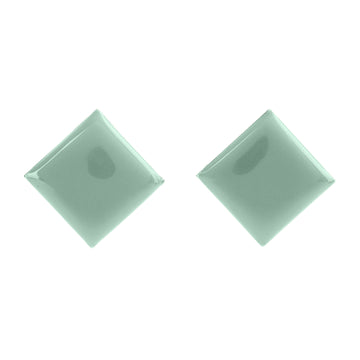 Diamond Studs • Pea Green