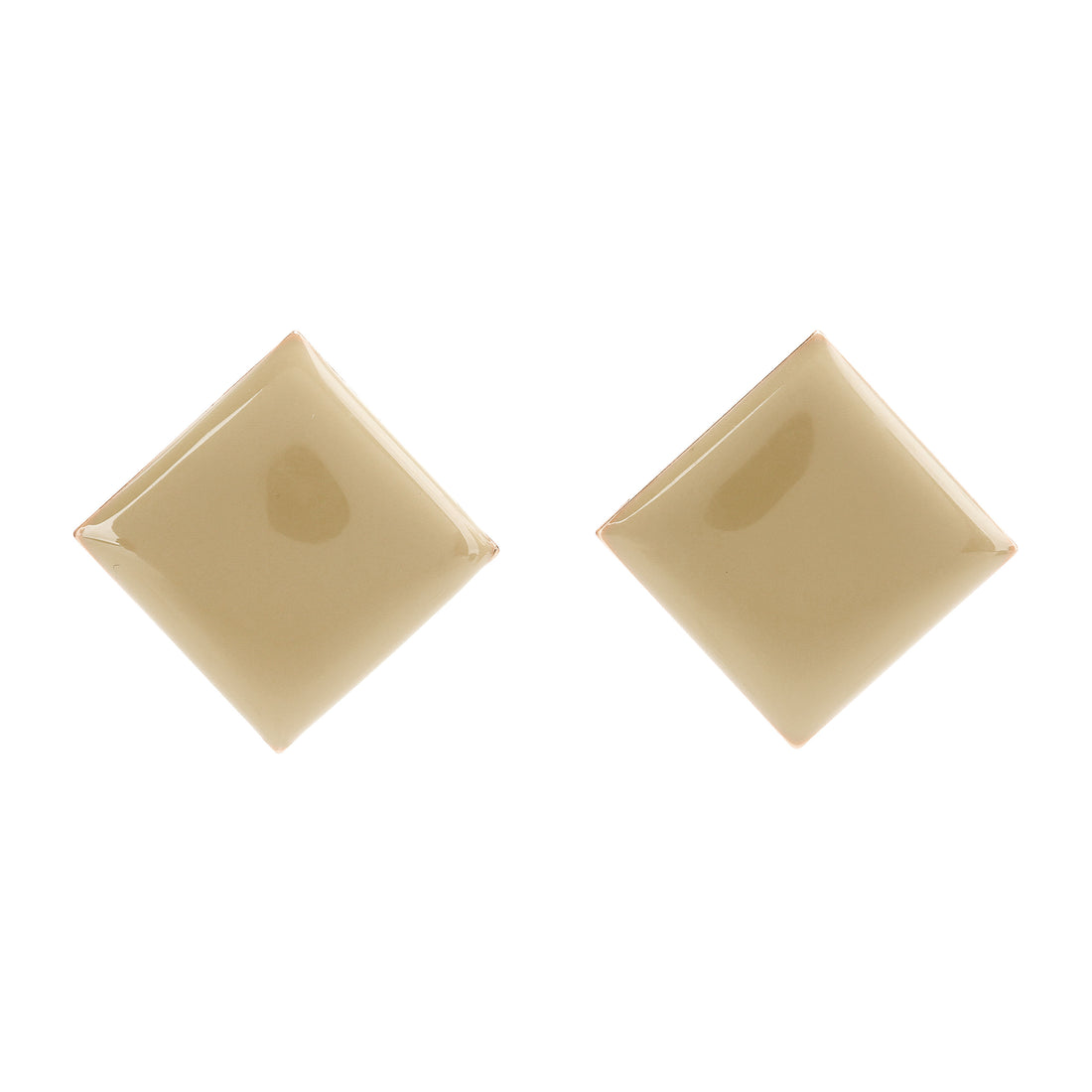 Diamond Studs • Warm Brown