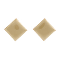 Diamond Studs • Warm Brown
