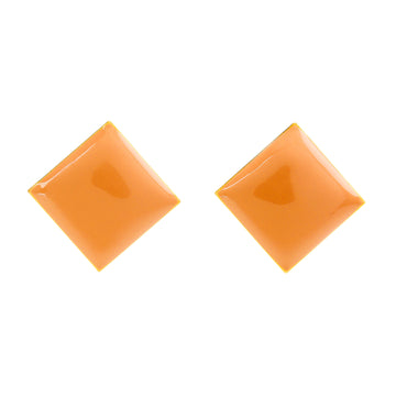 Diamond Studs • Orange