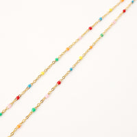 Shining Star Necklace • Red & Pink