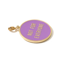 Not For Everyone Faux Pearl Necklace • Purple/Green