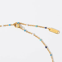 Humble Heart Necklace • Green & Cobalt