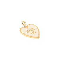 Fuck Yes Dots Necklace • Cream
