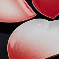 XI XING LE / Heart Trinket Dish • White Peach