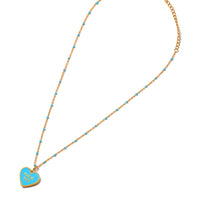 Fuck Yes Necklace • Cyan