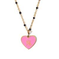 Speak Your Heart/ 酒/鬼 Alcohol/Ghost Necklace • Black