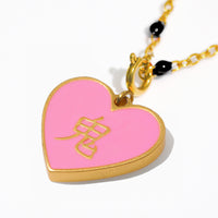 Speak Your Heart/ 酒/鬼 Alcohol/Ghost Necklace • Black