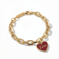 Love/ Lust Bracelet • Wine/ Black