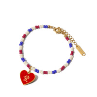 愛/做 Do/Love Bracelet • Red/ Navy