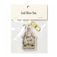 Some Good Fortune Keychain • Love Comes Through 月老 Yue Lao statue