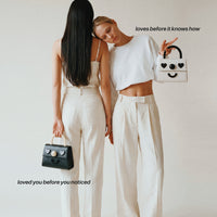 The Hopeless Romantic Bag with Strap • Beige