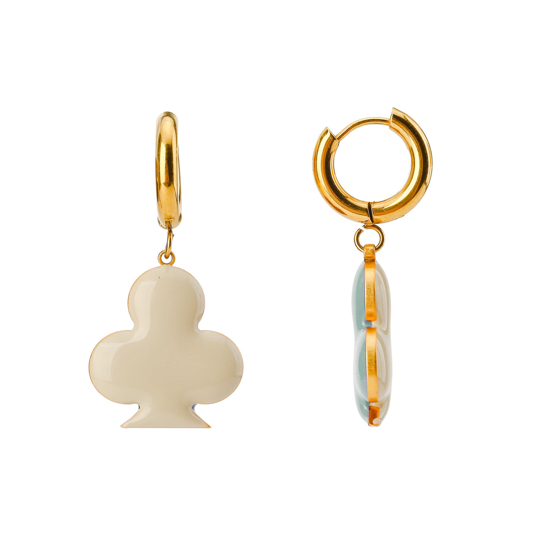 Hold Your Luck / Hoops • Stone & Pea Green