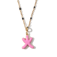 Five Elements / Fire Necklace • Red & Pink / Orange