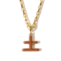 Five Elements / Earth Necklace • Yellow & Brown/Beige