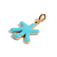 Five Elements / Water Pendant • Cyan & Cobalt