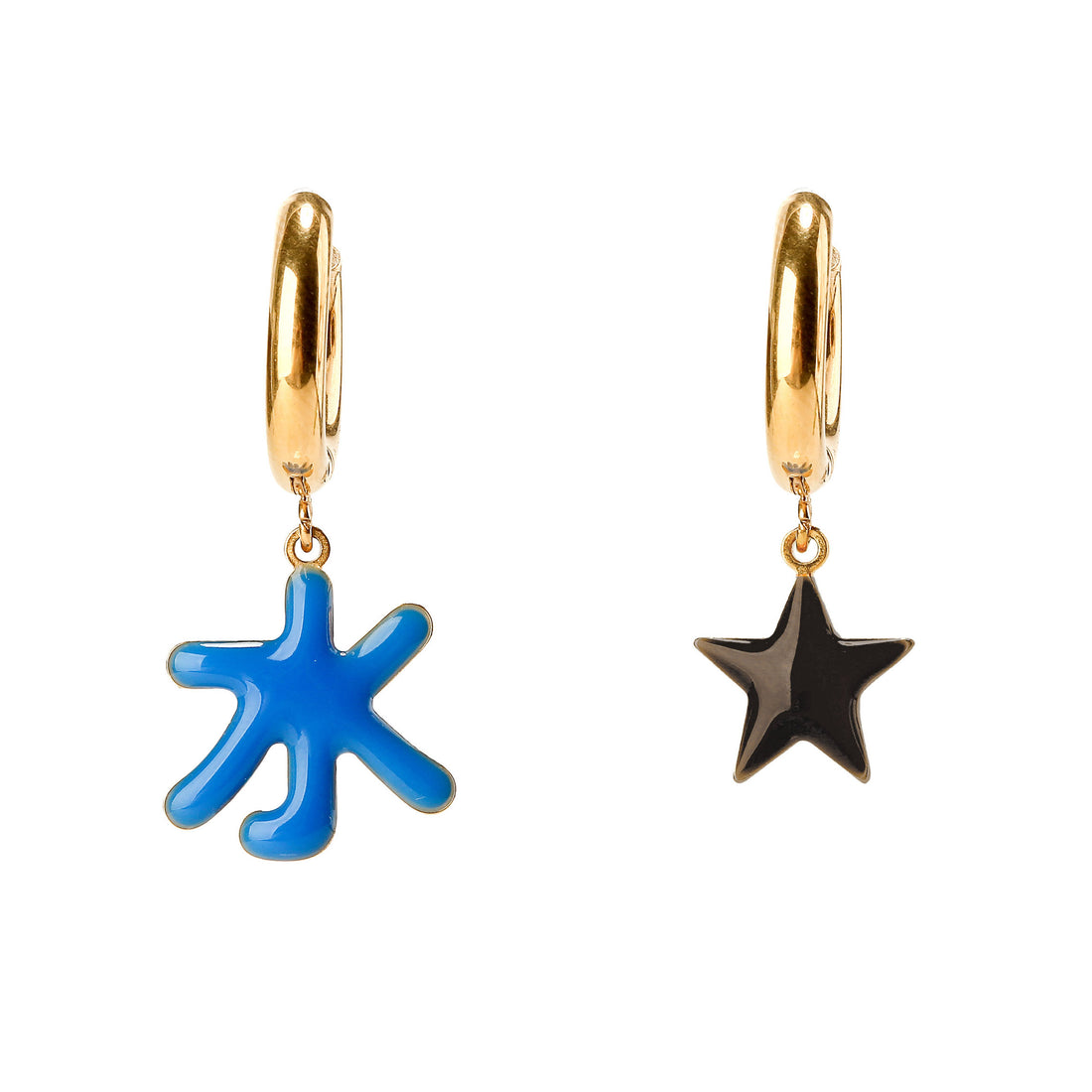 Universe / Mercury Earrings • Black