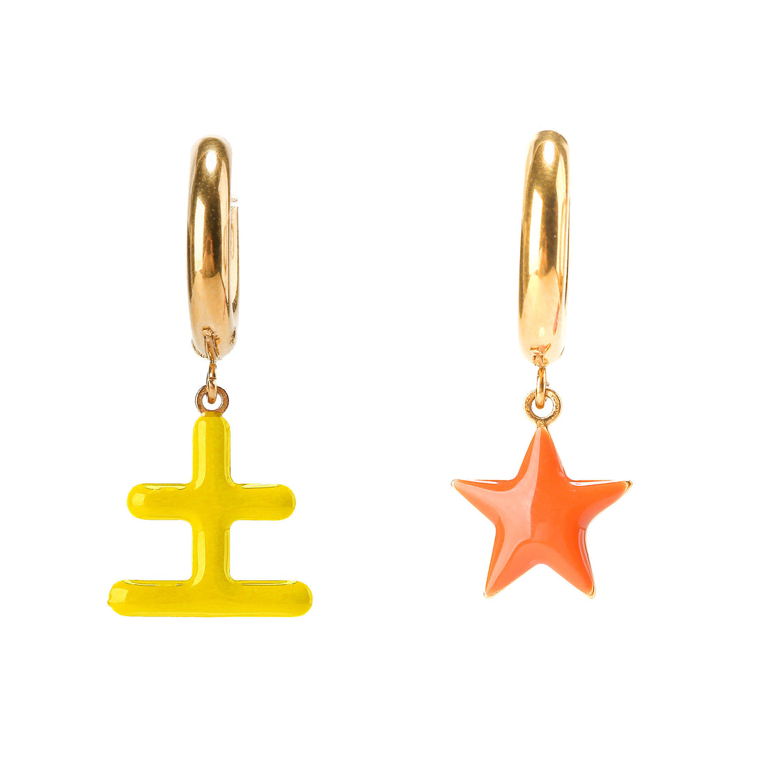 Universe / Saturn Earrings • Yellow