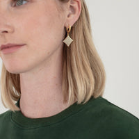 Hold Your Diamond / Hoops • Stone & Pea Green