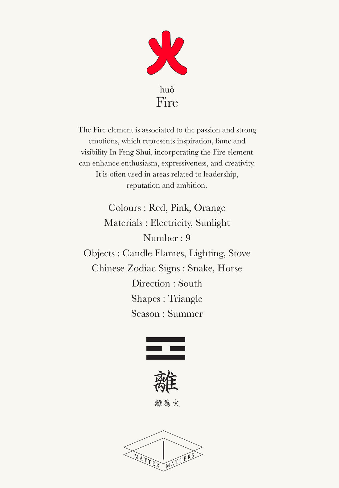 Five Elements / Fire Earrings • Red & Pink