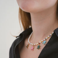 Five Elements Pearl Necklace • Rainbow